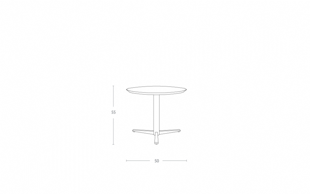 Dimensoes do produto mesa lateral tri